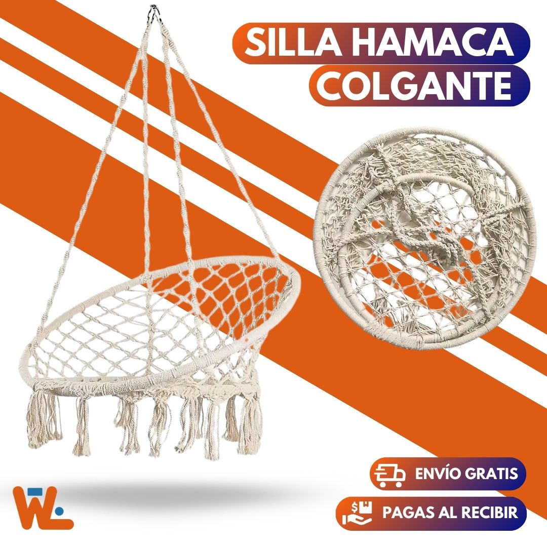 Silla Hamaca Colgante Tipo Columpio