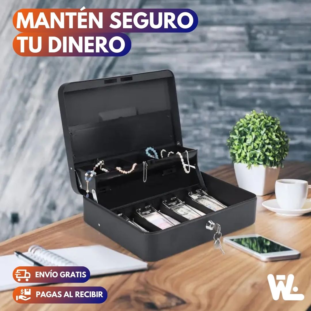 Caja Para Efectivo Con Llave