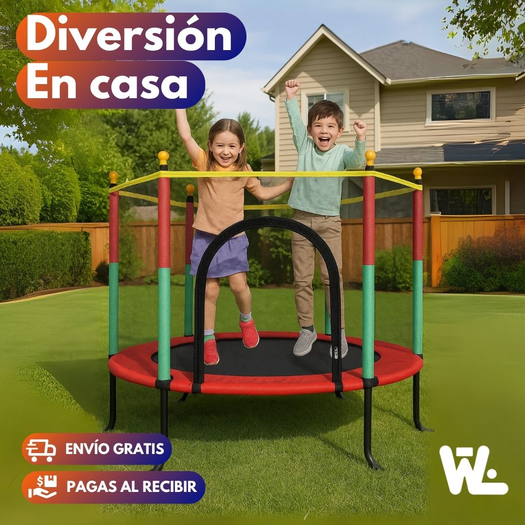 Trampolín Ifantíl Recreativo, Interior o Exterior