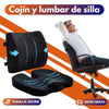 Cojín para Silla y Lumbar Para Espalda Ergonómico